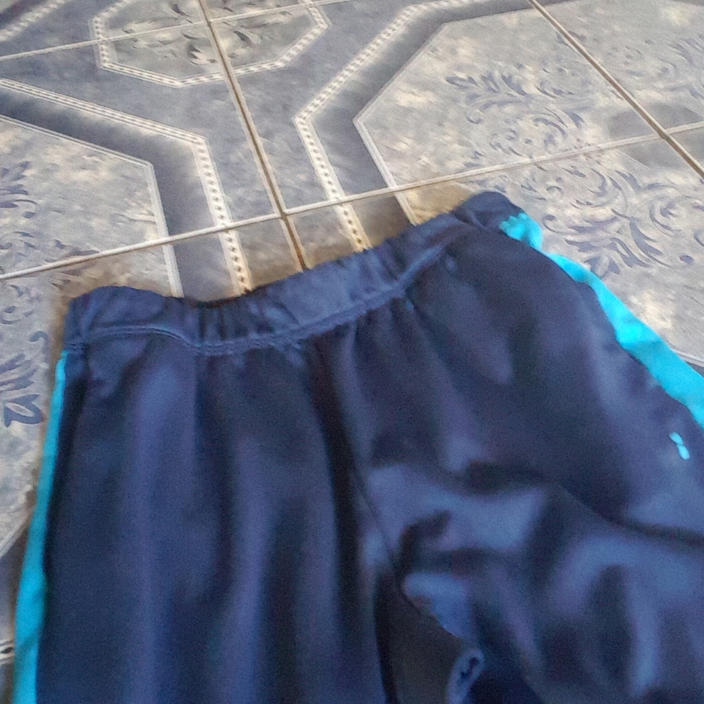Blue sweatpants